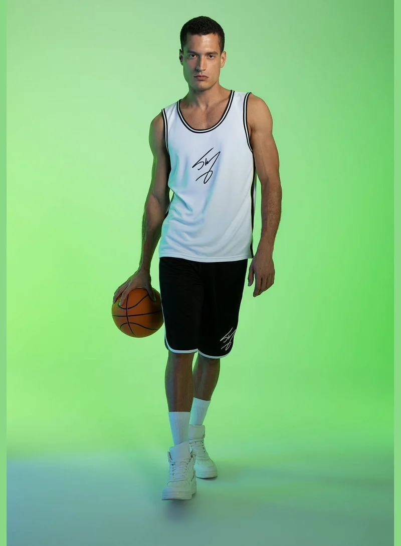 DeFacto Man Fit Shaquille O'Neal Licenced Oversize Fit Bottom Knitted Short