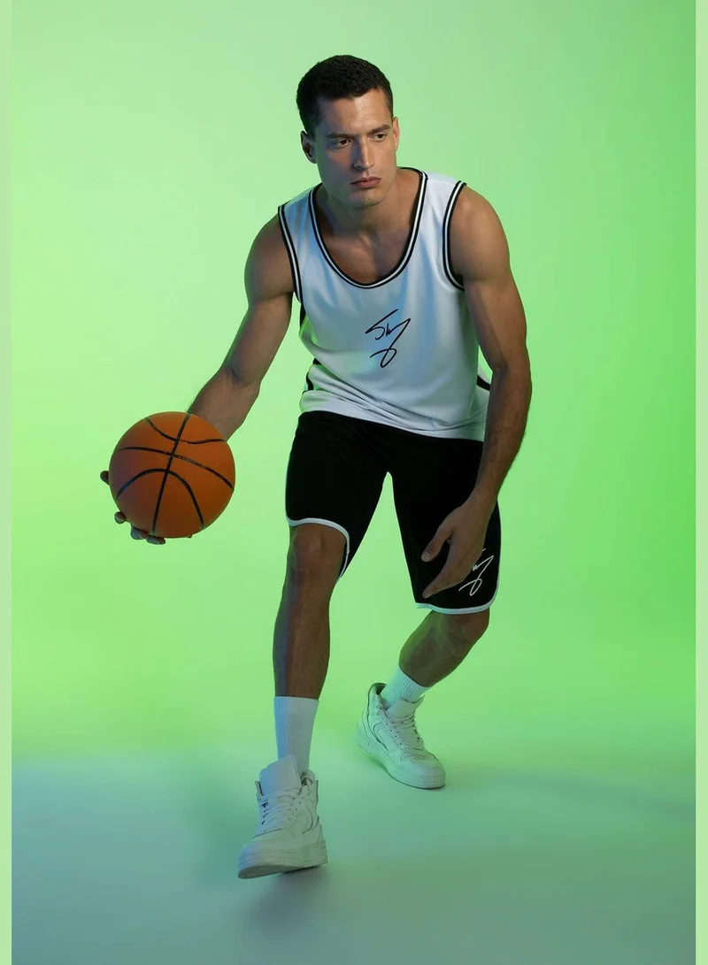 DeFacto Man Fit Shaquille O'Neal Licenced Oversize Fit Bottom Knitted Short