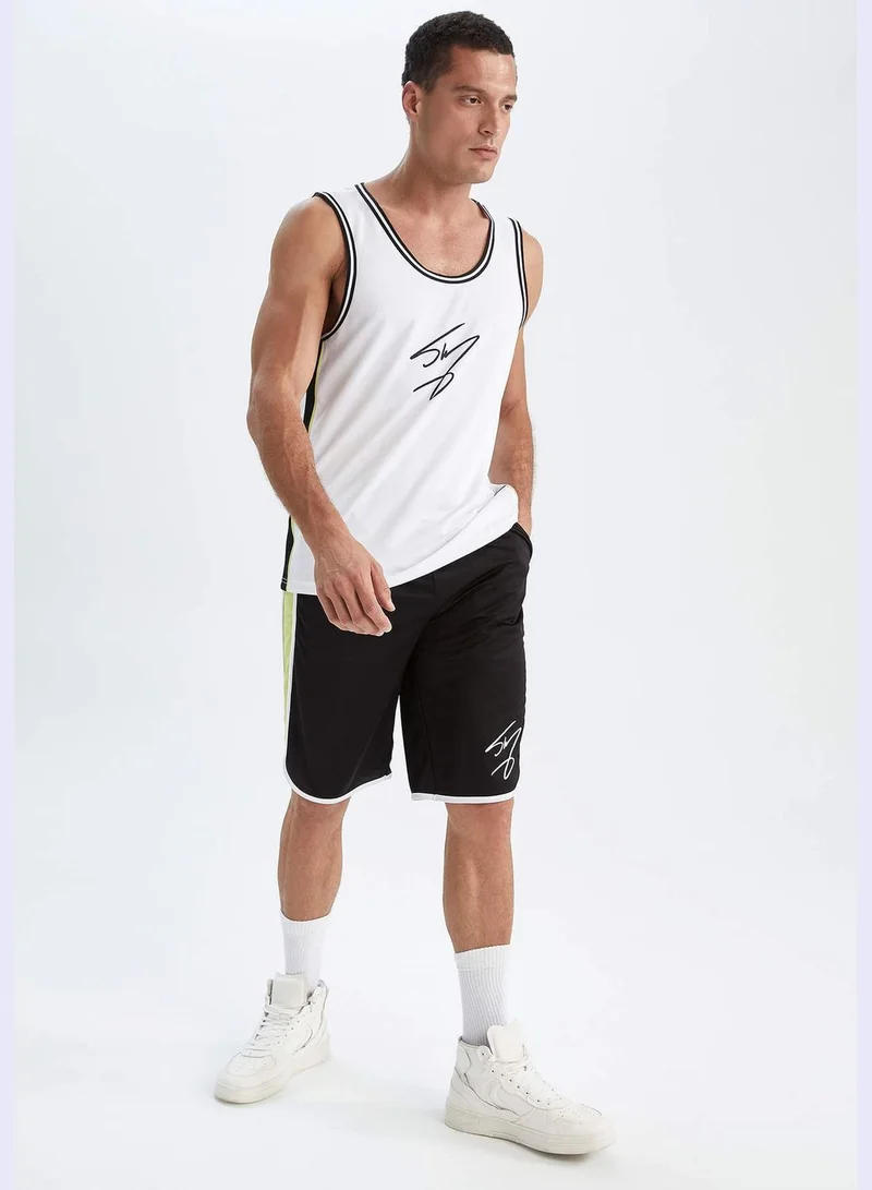 DeFacto Man Fit Shaquille O'Neal Licenced Oversize Fit Bottom Knitted Short