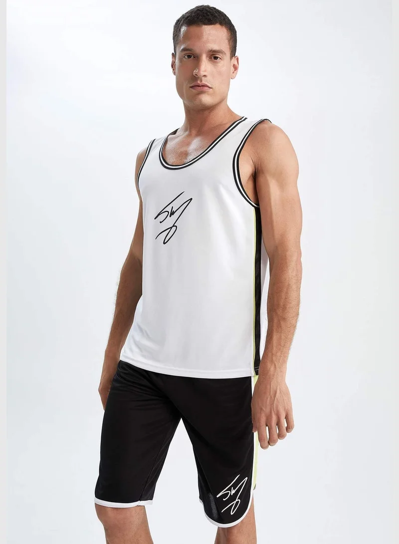 DeFacto Man Fit Shaquille O'Neal Licenced Oversize Fit Bottom Knitted Short