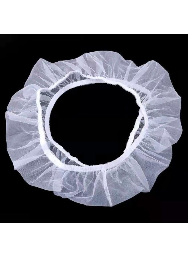 Generic style Bird Cage Seed Catcher, Large, Stretchy Form Fitting Mesh Skirt Cover for Parrot Enclosures, Light and Breathable Fabric, Prevent Scatter and Mess, Reusable, Adjustable, Lightweight, White - Image 1