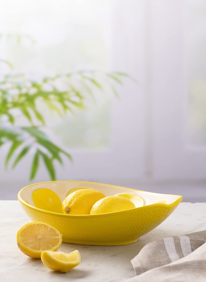 Typhoon World Foods Collection | 8.6" Oval Lemon Bowl - Image 5