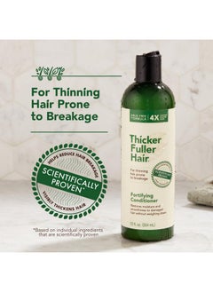 Thicker Fuller Hair Thicker Fuller Hair Fortifying Conditioner - Moisturizing Conditioner for Women - Lightweight, Natural Formula - Hair Smoothing Conditioner - 12 oz  - Image 4