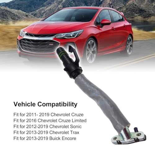 TIKSCIENCE 55587854 Pipe Turbo Oil Return Line for Chevy Cruze Sonic Trax Buick Encore 1.4L Engine Turbocharger Oil Return Hose Line 55569839 - Image 3