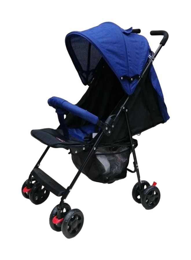 Foldable Reclining Seat For Sitting And Sleeping Canopy Baby Stroller