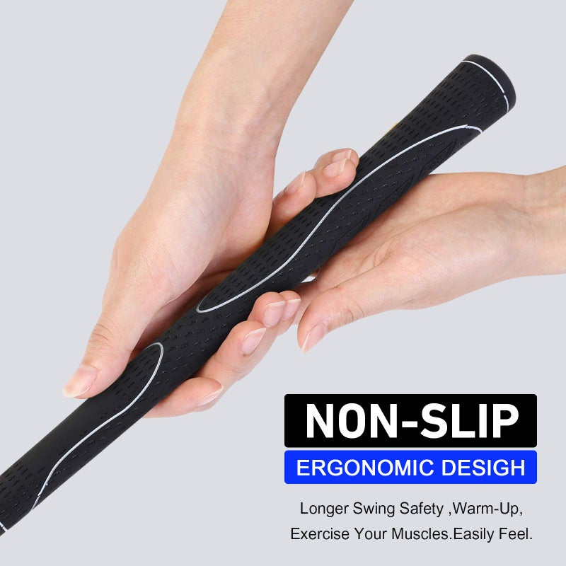 Balight Golf Swing Trainer Aid and Correction for Strength Grip Tempo & Flexibility Training Suit for Indoor Practice Chipping Hitting Golf Accessories (48 Inches, Black) - Image 3
