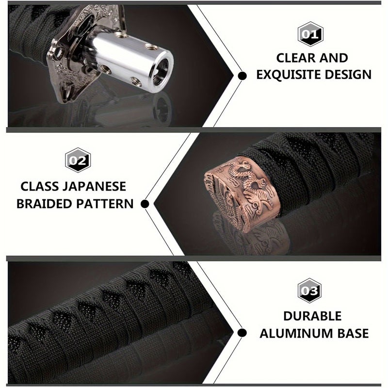 Universal Gear Shift Knob Sword Katana Style for Manual And Most Automatic Cars Black - Image 5