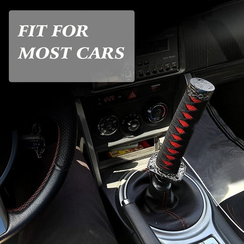 Universal Gear Shift Knob Sword Katana Style for Manual And Most Automatic Cars Black - Image 4