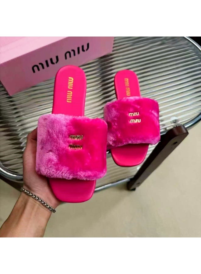 مياو مياو شبشب ميو ميو نسائي من الفلوف - وردي