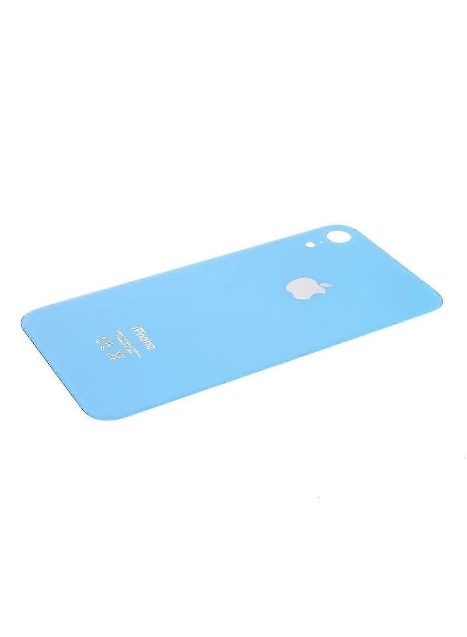 erorex Replacement Battery Back Glass Cover for iPhone XR - Blue - Image 2