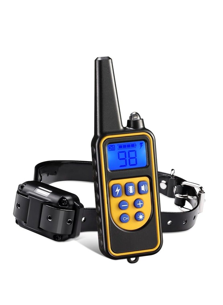 general Dog Training Collar, 800m Small, Medium & Large, Dog Training Collar with Remote Control, Waterproof, Rechargeable, with Beep/Vibration/Shock - Image 1