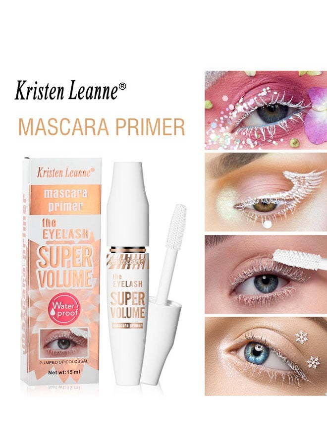 Kristen Leanne Waterproof Mascara Primer Thick Curling Eyelashes Non Smudging Makeup Eyelashes The Eyelash Super Volume  Mascara Primer  - Image 1