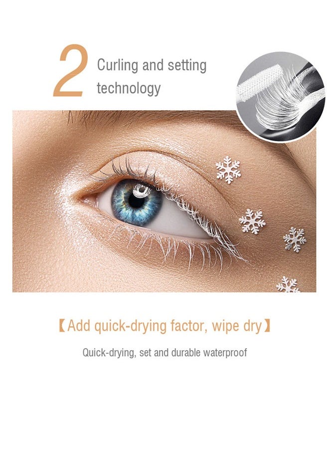 Kristen Leanne Waterproof Mascara Primer Thick Curling Eyelashes Non Smudging Makeup Eyelashes The Eyelash Super Volume  Mascara Primer  - Image 4
