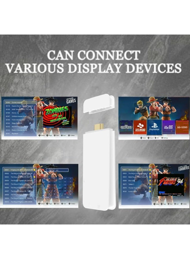 Retro Game Console with 10000+ Games, Plug & Play 1080P HD TV Video Game Stick, Classic Mini Game Console with Dual 2.4G Wireless Controllers, Built-in 9 Emulators for 2 Player Gaming - Image 3