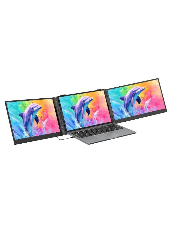 Blackview DCM8 Pro 15.3 Inch 1920×1200 IPS Portable Monitor 100% SRGB Aluminum Alloy External Screen Grey - Image 3