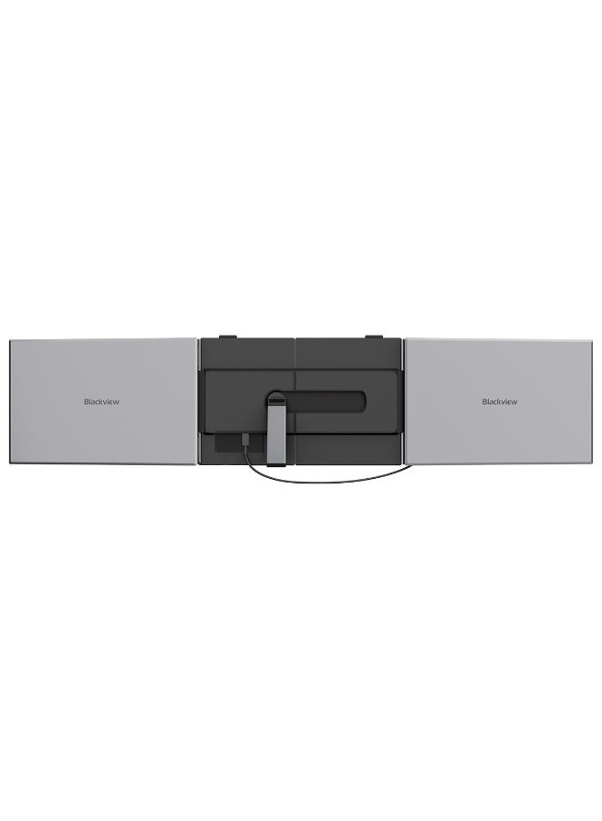 Blackview DCM8 Pro 15.3 Inch 1920×1200 IPS Portable Monitor 100% SRGB Aluminum Alloy External Screen Grey - Image 5