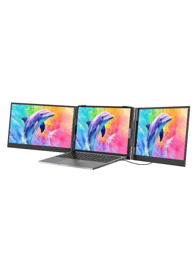 Blackview DCM8 Pro 15.3 Inch 1920×1200 IPS Portable Monitor 100% SRGB Aluminum Alloy External Screen Grey - Image 2