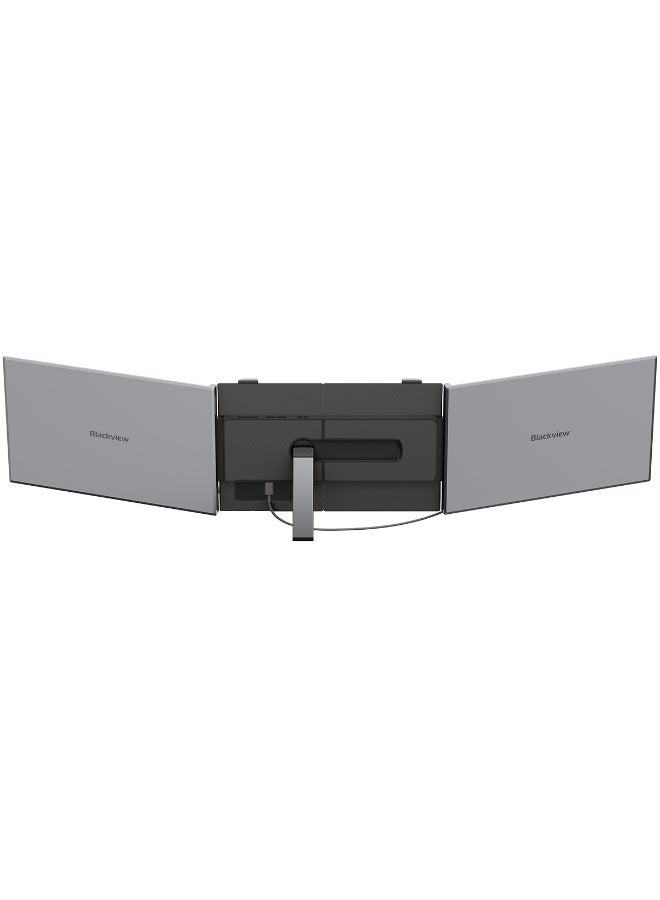 Blackview DCM8 Pro 15.3 Inch 1920×1200 IPS Portable Monitor 100% SRGB Aluminum Alloy External Screen Grey - Image 4