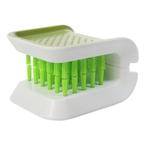 bylikeho Car Cleaning Brush, U-Shaped Washing Tool, Non-Slip Brush Cleaner, Double Sided Bristle Scrubber for Seat Belt, Truck Interior - Image 1