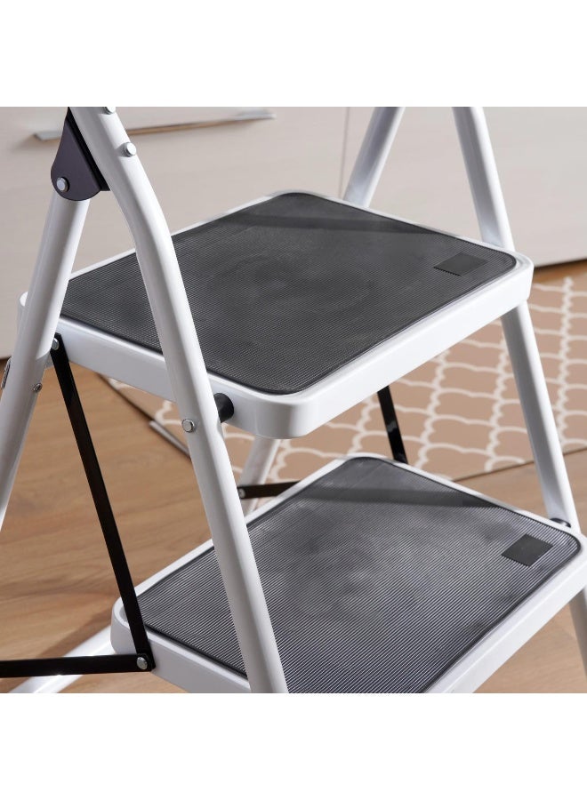 Pan Home Hector 2-Steps Ladder 47x49x71.5cm - Black - Image 3