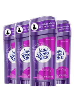 Lady Speed Stick Lady Speed Stick Invisible Dry Antiperspirant Deodorant, Shower Fresh, 2.3oz, 4 Pack 