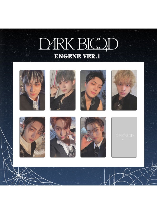 NIBEMINENT 7 Pcs Kpop ENHYPEN DARK Lomo Cards Card For Fans Collection Gifts - Image 1