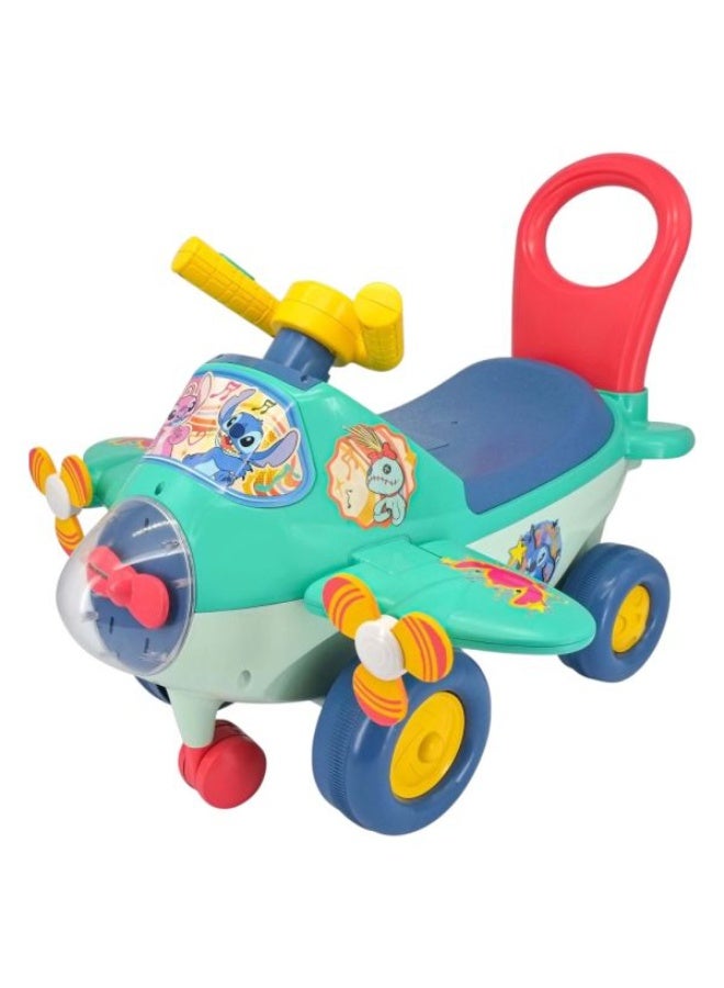 Kiddieland Lights And Sounds Stitch Animated Plane 065664 - Image 3