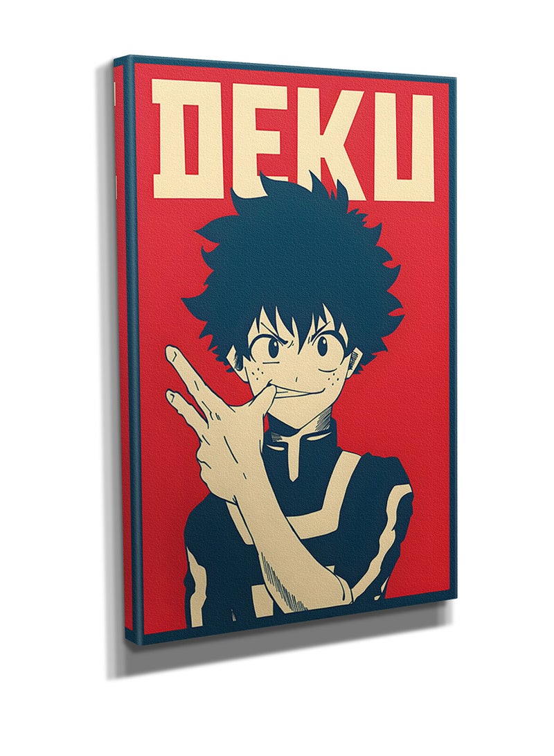 MODCLASS Wall Art Printed Canvas Frame Boku no Hero - Image 3