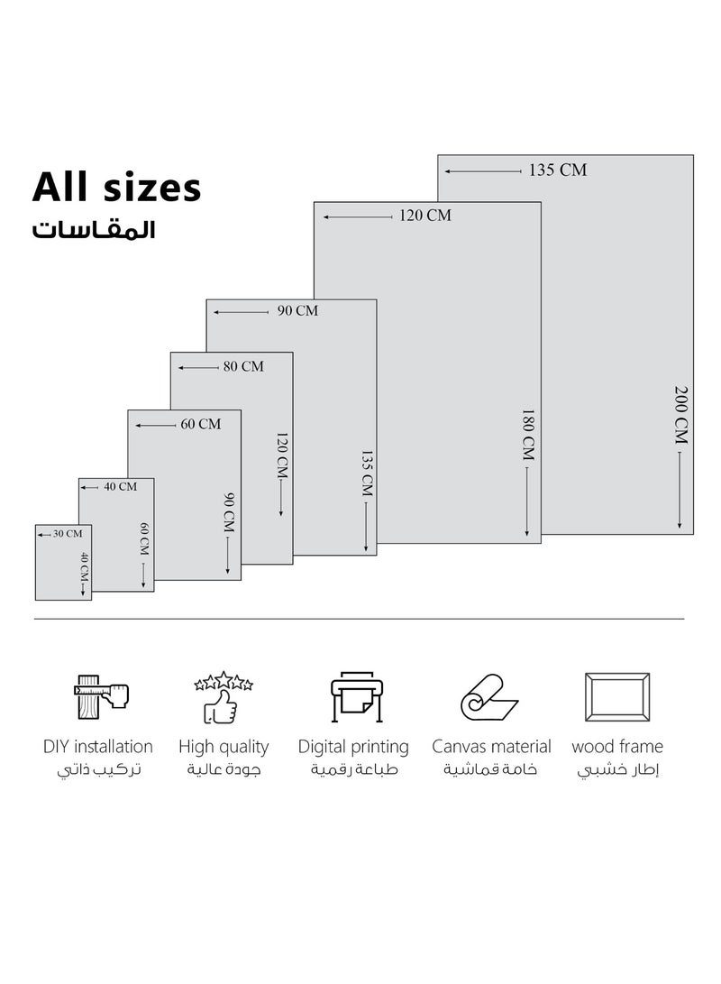 MODCLASS Wall Art Printed Canvas Frame Boku no Hero - Image 4