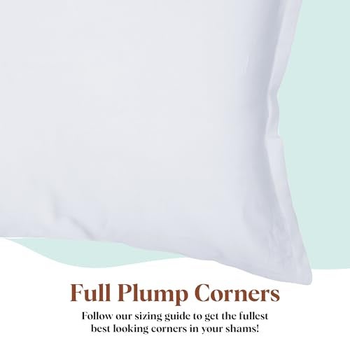 Pillowflex Synthetic Down Pillow Insert - 21x27 Down Alternative Pillow, Ultra Soft Oversized Standard Bed Sleeping Pillow, Large Rectangle Sham - 1 Decorative Pillow Form - Image 5