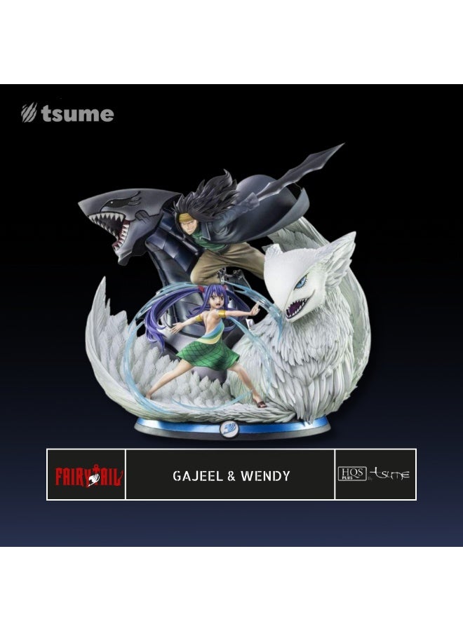 TUBBZ Fairy Tail Gajeel & Wendy HQS+1/4 Scale Statue by Tsume Art 