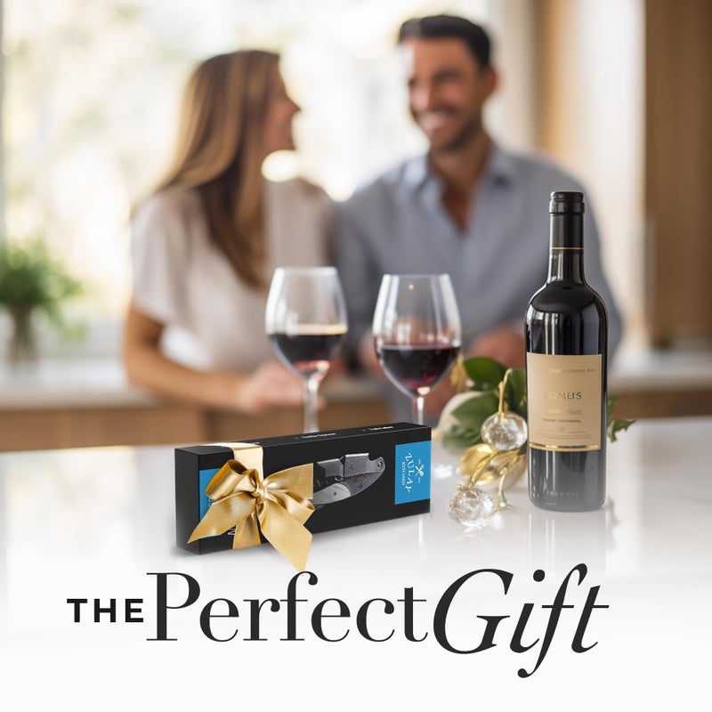 Zulay Kitchen Corkscrew Wine Opener - Premium 420 Stainless Steel & Resin Wine Bottle Opener - Double Hinged Opener with Foil Cutter & Cap Remover - Resin - Image 5