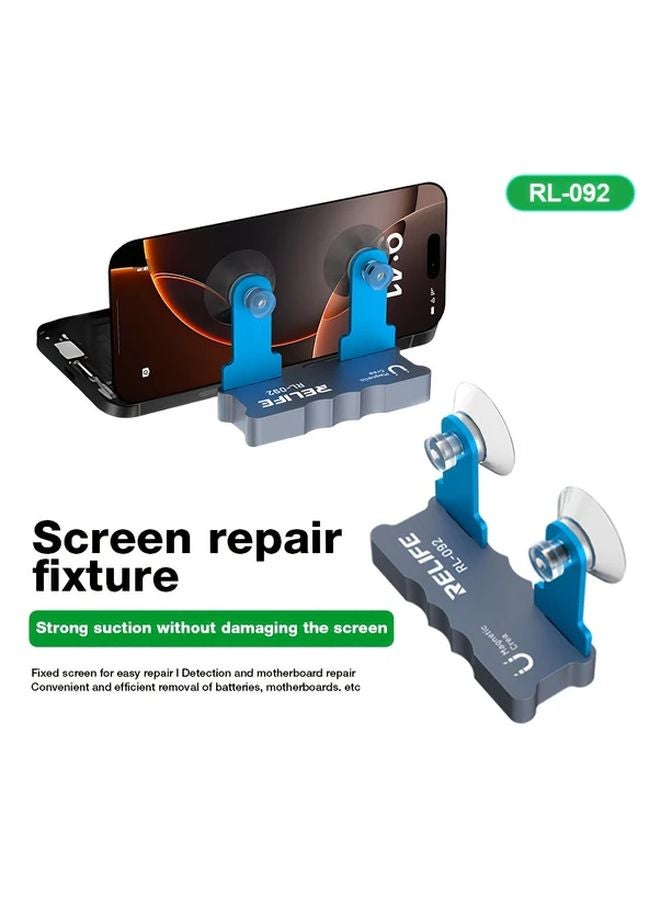 RL 092 Heavy Duty LCD Screen Repair Clamp With Strong Suction Cup Metal Uncharged Mobile Phone Maintenance Tool - Image 2
