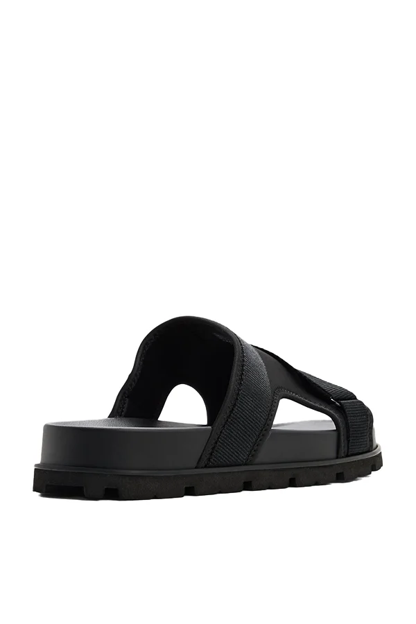الدو Deniels Men Black Flat Sandals