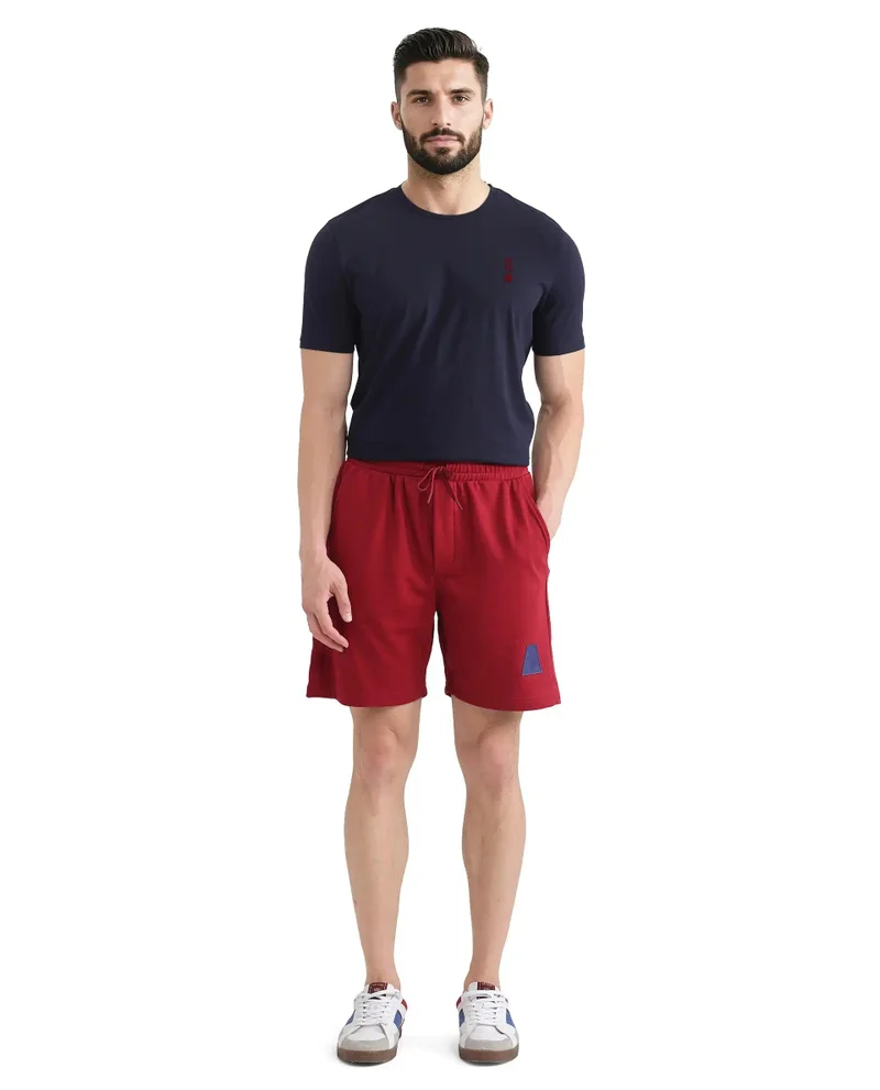 Rare Rabbit Men's Drawstring Closure Oversized Shorts