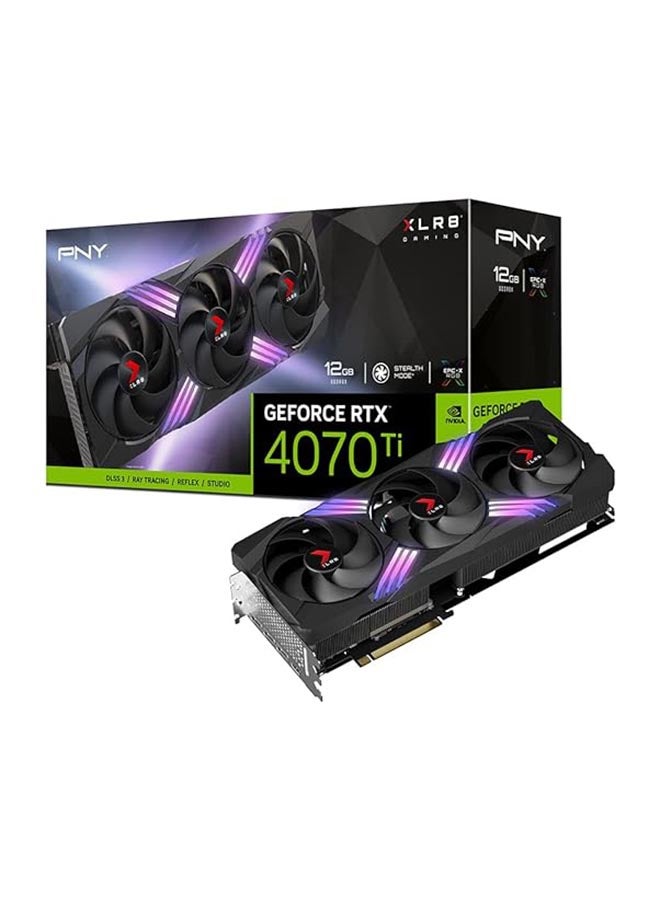 بي إن واي بطاقة رسوميات GeForce RTX 4070 Ti 12GB XLR8 Gaming Verto Epic-X RGB Triple Fan DLSS 3 - Image 1