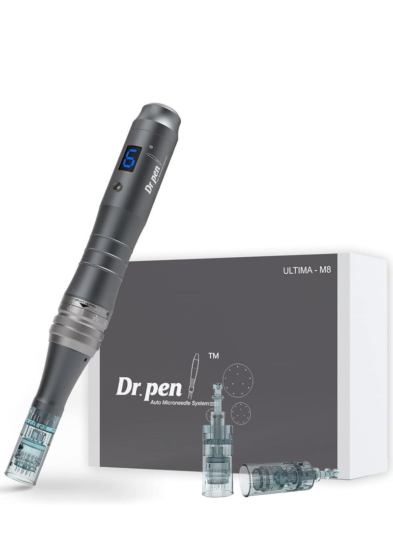 Dr.pen Ultima M8 Derma Pen Black 15cm - Image 1