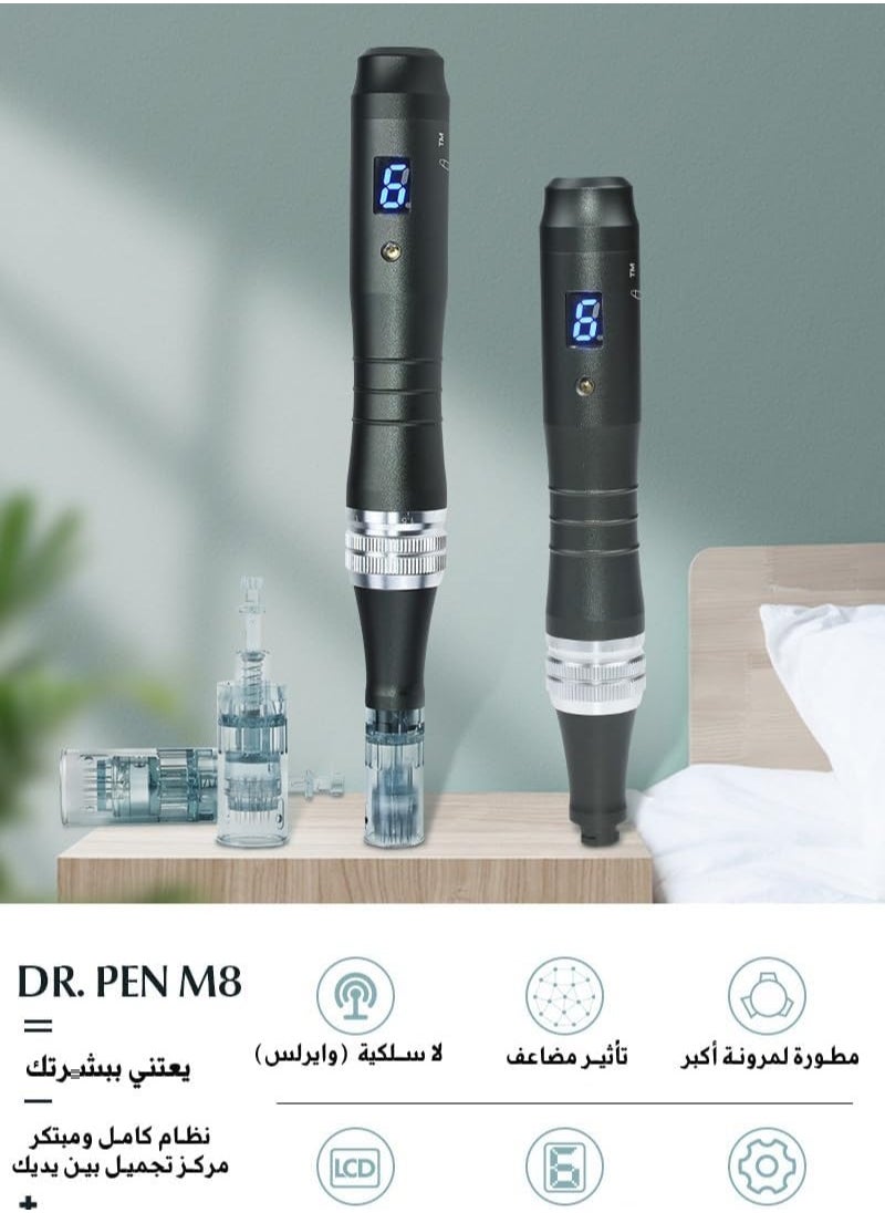 Dr.pen - Ultima M8 Derma Pen Black 15cm - Image 1