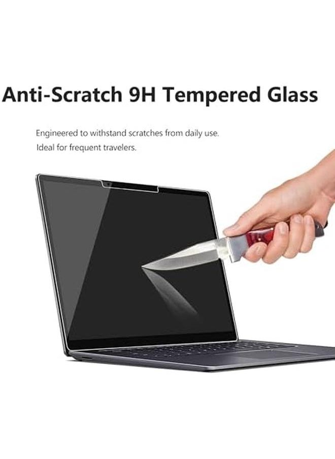 erorex - [2 Pack] Screen Protector For Microsoft Surface Laptop 7 Aipc 2024 13.8 Inch Tempered Glass Ultra Clear Smooth Touch Anti Scratch - Image 1