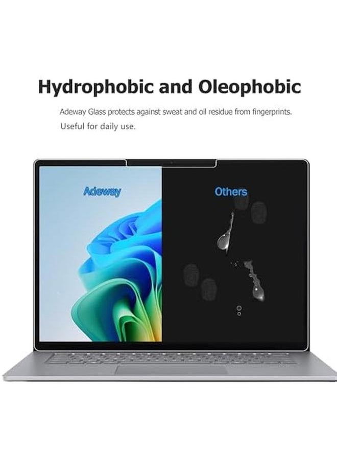 erorex - [2 Pack] Screen Protector For Microsoft Surface Laptop 7 Aipc 2024 13.8 Inch Tempered Glass Ultra Clear Smooth Touch Anti Scratch - Image 1