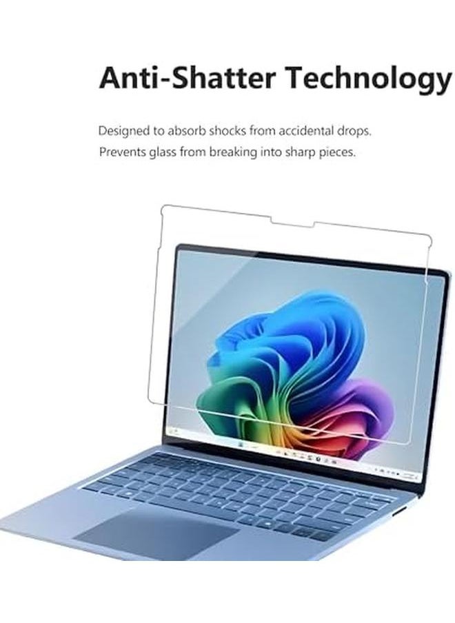 erorex - [2 Pack] Screen Protector For Microsoft Surface Laptop 7 Aipc 2024 13.8 Inch Tempered Glass Ultra Clear Smooth Touch Anti Scratch - Image 1