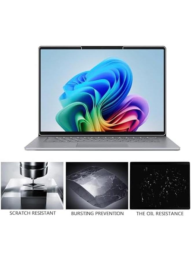 erorex - [2 Pack] Screen Protector For Microsoft Surface Laptop 7 Aipc 2024 13.8 Inch Tempered Glass Ultra Clear Smooth Touch Anti Scratch - Image 1