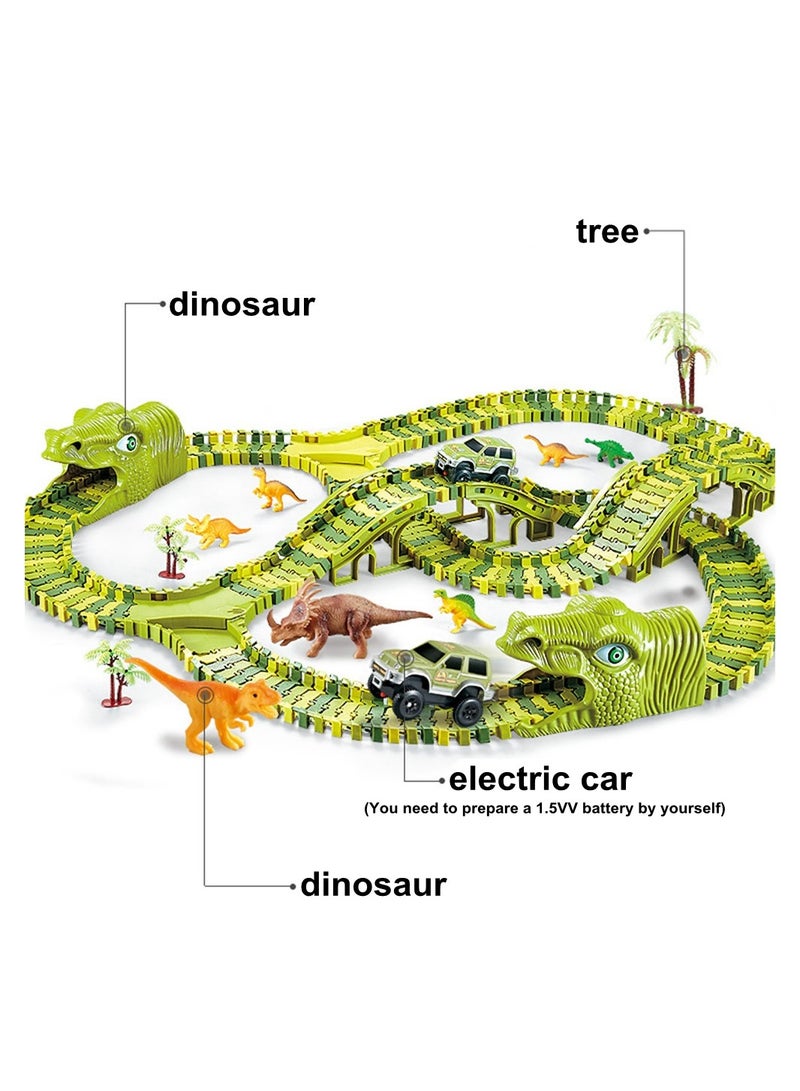 Cool Baby COOLBABY Dinosaur Toys Track Cars for Kids Dinosaur Car Race Track Toy Best Gift for Toddler Kids - Image 5
