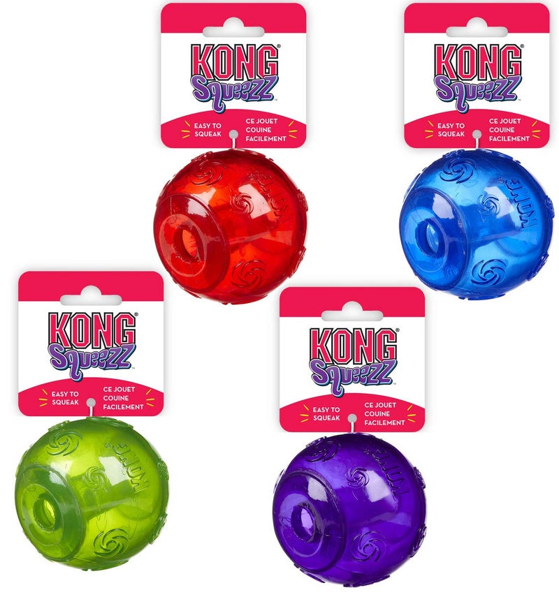 Kong Dog Squeezz Ball Assorted Colors Large 2 Pack - Image 2