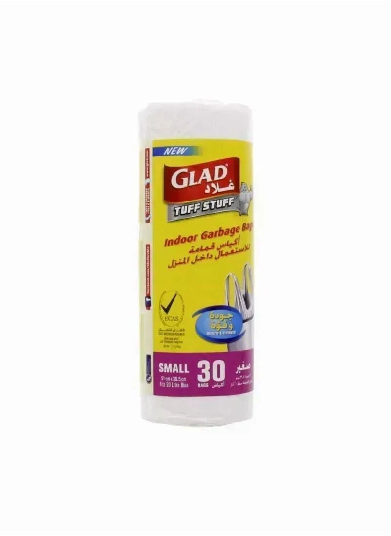 Glad Garbage Bags, 30 Pcs 