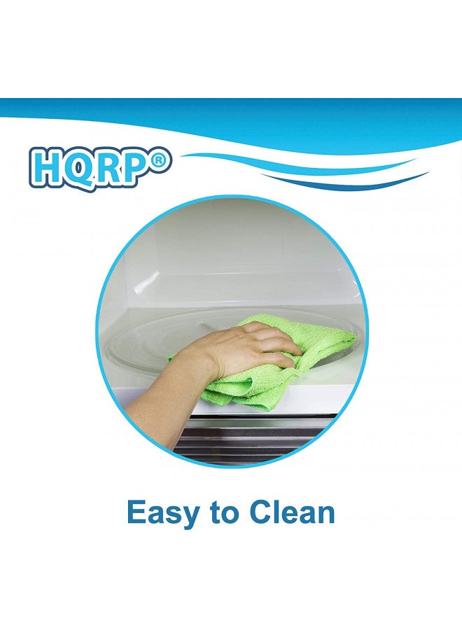 HQRP HQRP 13 1/2" Glass Turntable Tray Compatible with Panasonic F06015Q00AP 30QBP4119 TJF06015Q00AP NN-G463MF NN-G464WF NN-S443BF NN-SA651S NN-SD691S Microwave Oven Cooking Plate 13.5-inch 340mm  - Image 2