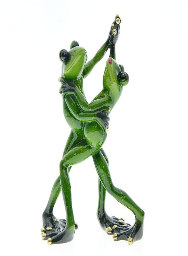 WEALTHCOMING Creative Novelty Frog Figurines,Cute & Funny Tango Dancing Lovers Frogs Statues and Sculptures,Birthday Valentine`s Day Gifts (FR-19003) - Image 1