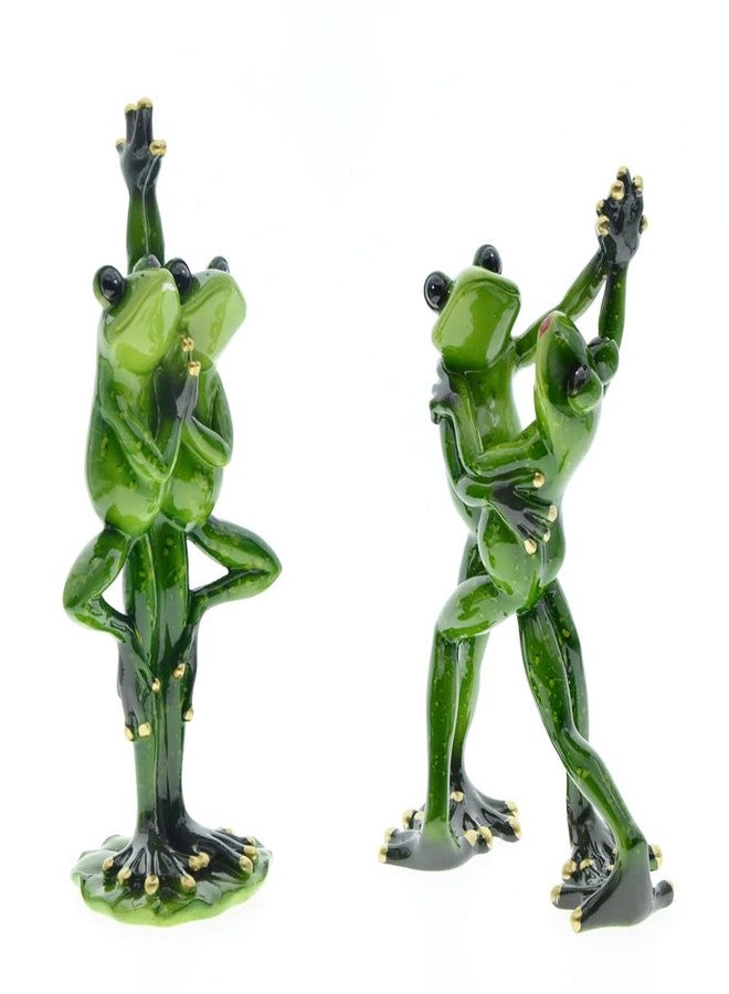 WEALTHCOMING Creative Novelty Frog Figurines,Cute & Funny Tango Dancing Lovers Frogs Statues and Sculptures,Birthday Valentine`s Day Gifts (FR-19003) - Image 5