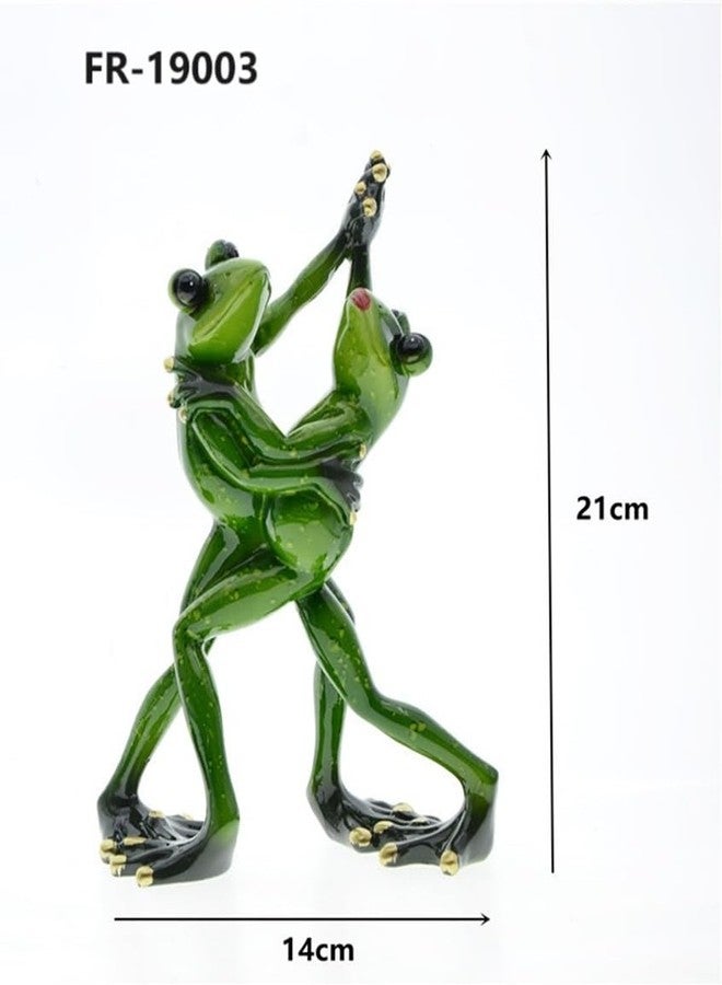 WEALTHCOMING Creative Novelty Frog Figurines,Cute & Funny Tango Dancing Lovers Frogs Statues and Sculptures,Birthday Valentine`s Day Gifts (FR-19003) - Image 2