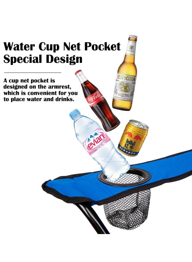 ZCM-HAPPY Foldable Outdoor Camping Fishing BBQ Picnic Beach Chair - Image 4